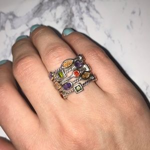 Confetti cable inspired ring ✨ sterling silver